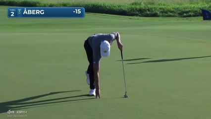 Ludvig Åberg | Round 4 | 2nd hole | Shot 3 | 2025 The Sentry