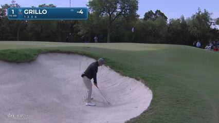 Emiliano Grillo | Round 4 | 1st hole | Shot 3 | 2025 Valero