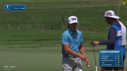 Jake Knapp | Round 1 | 7th hole | Shot 6 | 2025 Wyndham