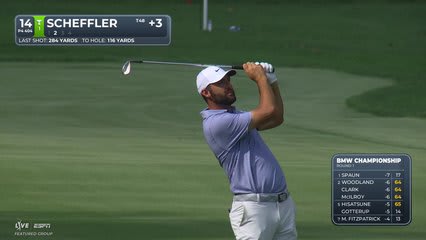 Scottie Scheffler | Round 1 | 14th hole | Shot 2 | 2026 BMW Championship