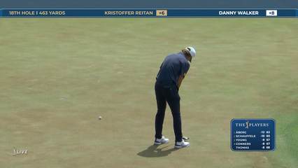 Kristoffer Reitan | Round 3 | 18th hole | Shot 4 | 2026 THE PLAYERS