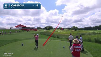 Rafael Campos | Round 1 | 13th hole | Shot 1 | 2025 3M Open