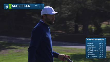 Scottie Scheffler | Round 2 | 1st hole | Shot 5 | 2026 AT&T Pebble Beach