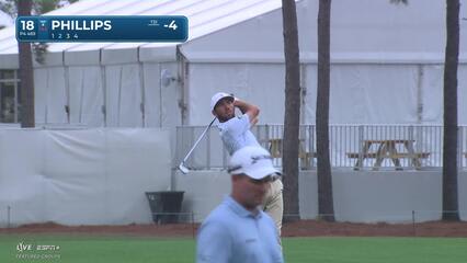 Chandler Phillips | Round 2 | 18th hole | Shot 2 | 2025 Houston Open