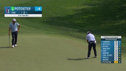 Aldrich Potgieter | Round 2 | 15th hole | Shot 3 | 2025 Valero