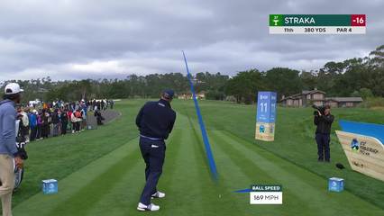 Sepp Straka | Round 4 | 11th hole | Shot 1 | 2026 AT&T Pebble Beach