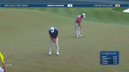 Viktor Hovland | Round 3 | 3rd hole | Shot 3 | 2026 THE PLAYERS