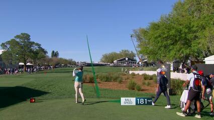 Max Greyserman | Round 1 | 18th hole | Shot 1 | 2025 Arnold Palmer