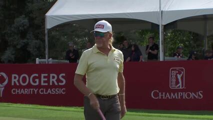 Miguel Angel Jiménez | Round 1 | 17th hole | Shot 4 | 2025 Rogers Charity