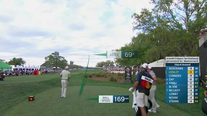 Russell Henley | Round 3 | 18th hole | Shot 1 | 2025 Arnold Palmer Invitational