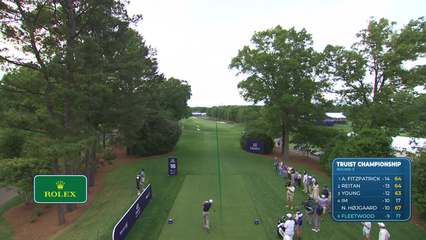 Tommy Fleetwood | Round 3 | 18th hole | Shot 1 | 2026 Truist Championship