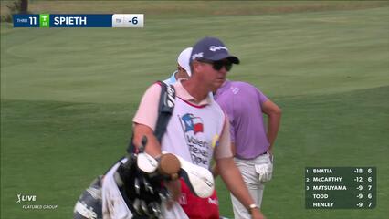 Jordan Spieth | 2024 Valero | Round 4 | 11th hole | Shot 3
