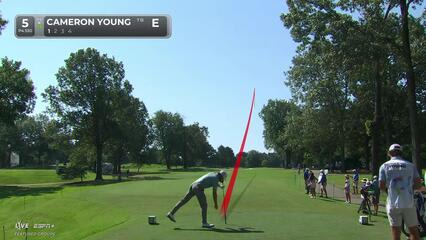 Cameron Young | Round 1 | 5th hole | Shot 1 | 2025 FedEx St. Jude