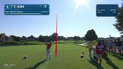 Tom Kim | Round 3 | 4th hole | Shot 1 | 2025 3M Open