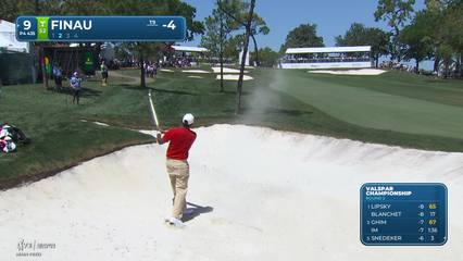 Tony Finau | Round 2 | 9th hole | Shot 2 | 2026 Valspar
