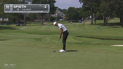 Jordan Spieth | Round 4 | 10th hole | Shot 4 | 2025 FedEx St. Jude