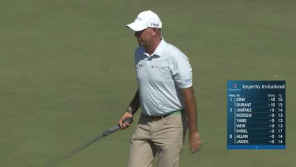 Stewart Cink | Round 3 | 15th hole | Shot 4 | 2025 Insperity Invit