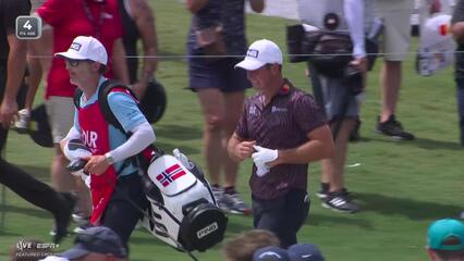 Viktor Hovland | Round 1 | 4th hole | Shot 1 | 2025 TOUR Championship