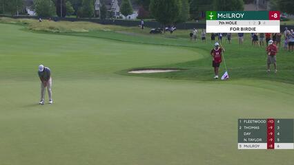 Rory McIlroy | Round 3 | 7th hole | Shot 4 | 2025 Travelers