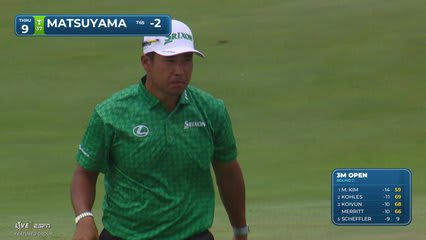 Hideki Matsuyama | Round 2 | 9th hole | Shot 4 | 2026 3M Open