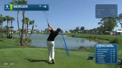 Daniel Berger | Round 2 | 9th hole | Shot 1 | 2026 Cognizant Classic