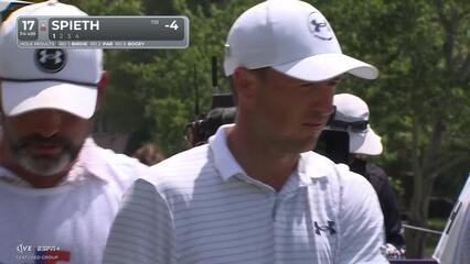 Jordan Spieth | Round 4 | 17th hole | Shot 1 | 2025 FedEx St. Jude