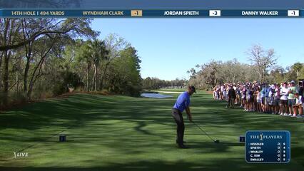 Wyndham Clark | Round 1 | 14th hole | Shot 1 | 2025 THE PLAYERS