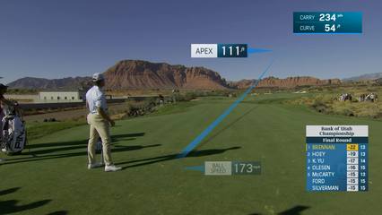Michael Brennan | Round 4 | 14th hole | Shot 1 | 2025 Bank of Utah