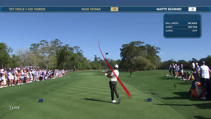 Max Homa | Round 3 | 1st hole | Shot 1 | 2026 THE PLAYERS