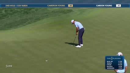 Cameron Young | Round 3 | 2nd hole | Shot 5 | 2025 THE PLAYERS