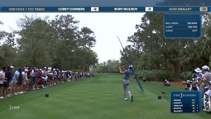 Alex Smalley | Round 4 | 2nd hole | Shot 1 | 2025 THE PLAYERS