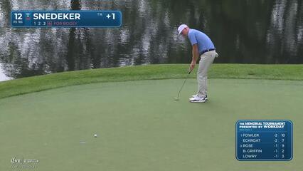 Brandt Snedeker | Round 1 | 12th hole | Shot 4 | 2025 the Memorial