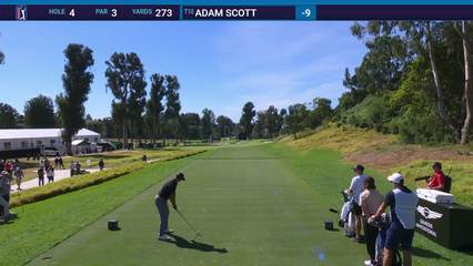 Adam Scott | Round 4 | 4th hole | Shot 1 | 2026 The Genesis