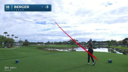 Daniel Berger | Round 1 | 18th hole | Shot 1 | 2025 Cognizant Classic