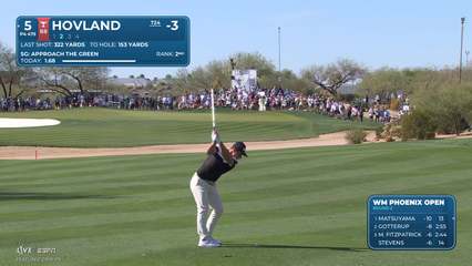 Viktor Hovland | Round 2 | 5th hole | Shot 2 | 2026 WM Phoenix Open