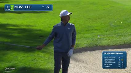 Min Woo Lee | Round 2 | 11th hole | Shot 3 | 2026 The Genesis