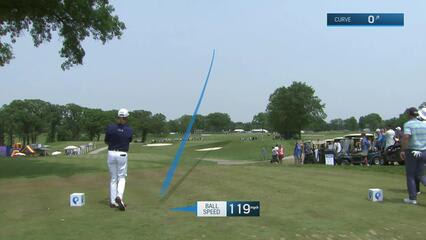 Miguel Angel Jiménez | Round 3 | 9th hole | Shot 1 | 2025 Principal