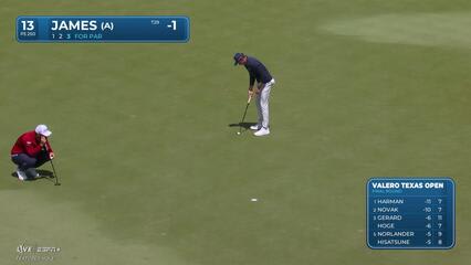 Benjamin James | Round 4 | 13th hole | Shot 4 | 2025 Valero