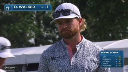 Danny Walker | Round 2 | 17th hole | Shot 5 | 2025 Rocket Classic