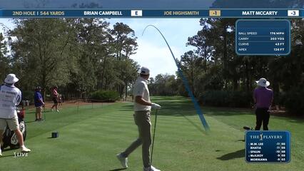 Joe Highsmith | Round 2 | 2nd hole | Shot 1 | 2025 THE PLAYERS