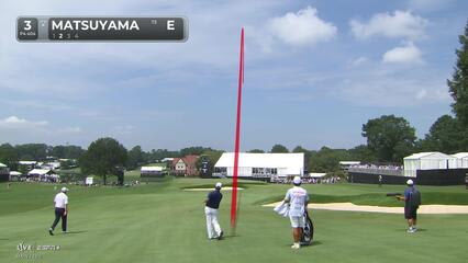 Hideki Matsuyama | Round 1 | 3rd hole | Shot 2 | 2025 TOUR Championship