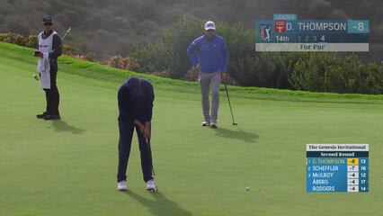 Davis Thompson | Round 2 | 14th hole | Shot 5 | 2025 Genesis