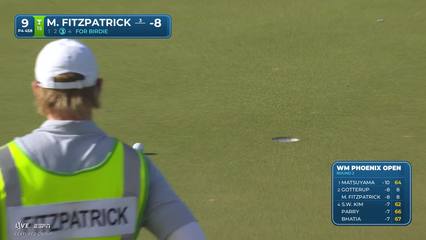Matt Fitzpatrick | Round 2 | 9th hole | Shot 4 | 2026 WM Phoenix Open