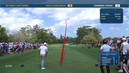 Matt Fitzpatrick | Round 4 | 1st hole | Shot 1 | 2026 THE PLAYERS