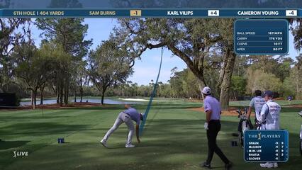 Sam Burns | Round 2 | 6th hole | Shot 1 | 2025 THE PLAYERS