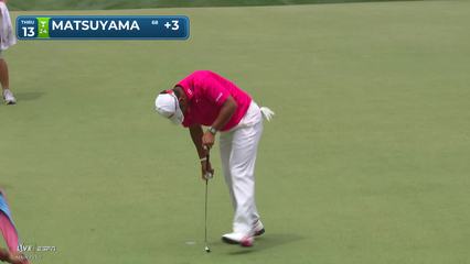 Hideki Matsuyama | Round 3 | 13th hole | Shot 4 | 2026 Truist Championship