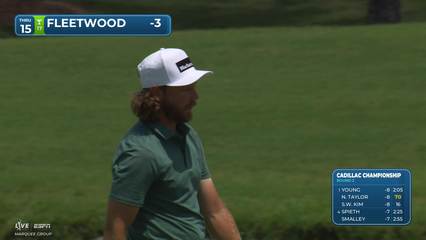 Tommy Fleetwood | Round 2 | 15th hole | Shot 3 | 2026 Cadillac