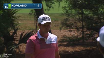 Viktor Hovland | Round 1 | 14th hole | Shot 2 | 2026 RBC Heritage