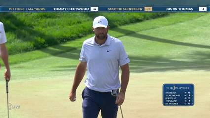 Scottie Scheffler | Round 1 | 1st hole | Shot 4 | 2026 THE PLAYERS