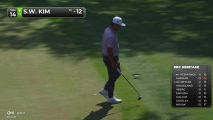 Si Woo Kim | Round 3 | 14th hole | Shot 3 | 2026 RBC Heritage